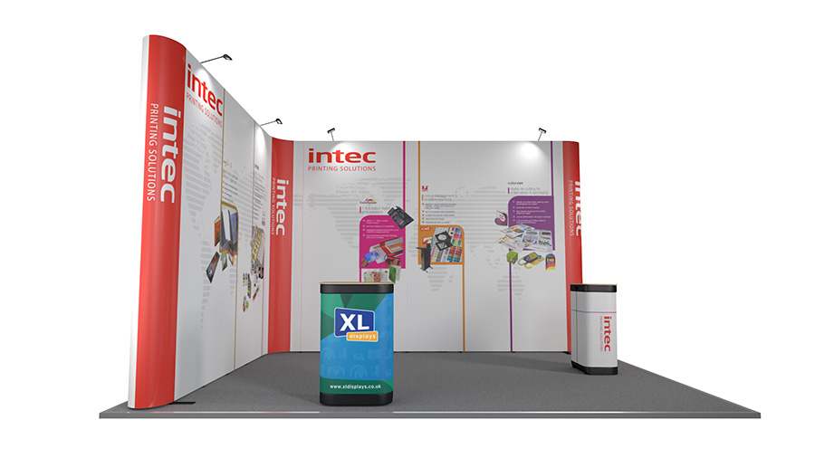 Jumbo Pop Up Display Stand - Designed to Fit a 4m x 5m Exhibition Stand Space